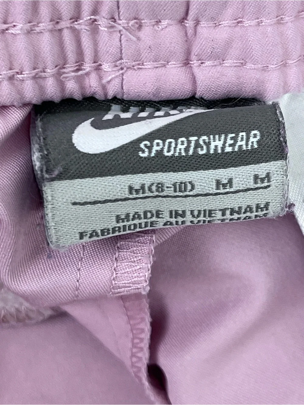 Nike Sportswear Women's Pink Drawstring Unlined Shorts Size M; Casual, Travel
